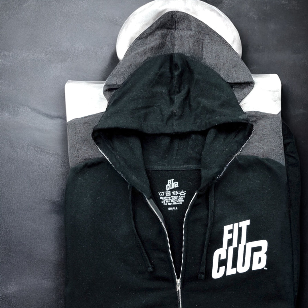 Fit Club - Zip Up Hoodie