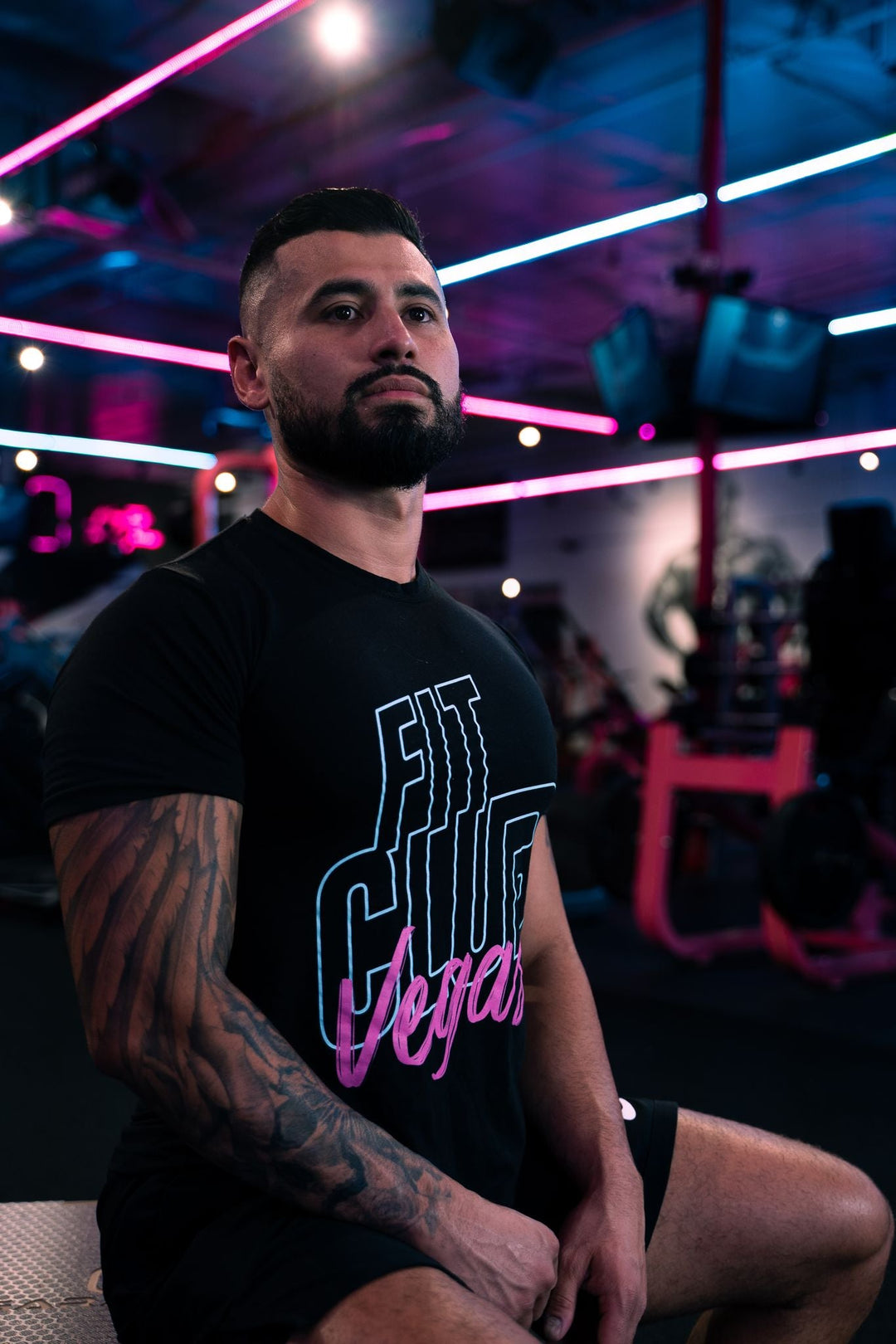 Neon "Fit Club Vegas" Shirt