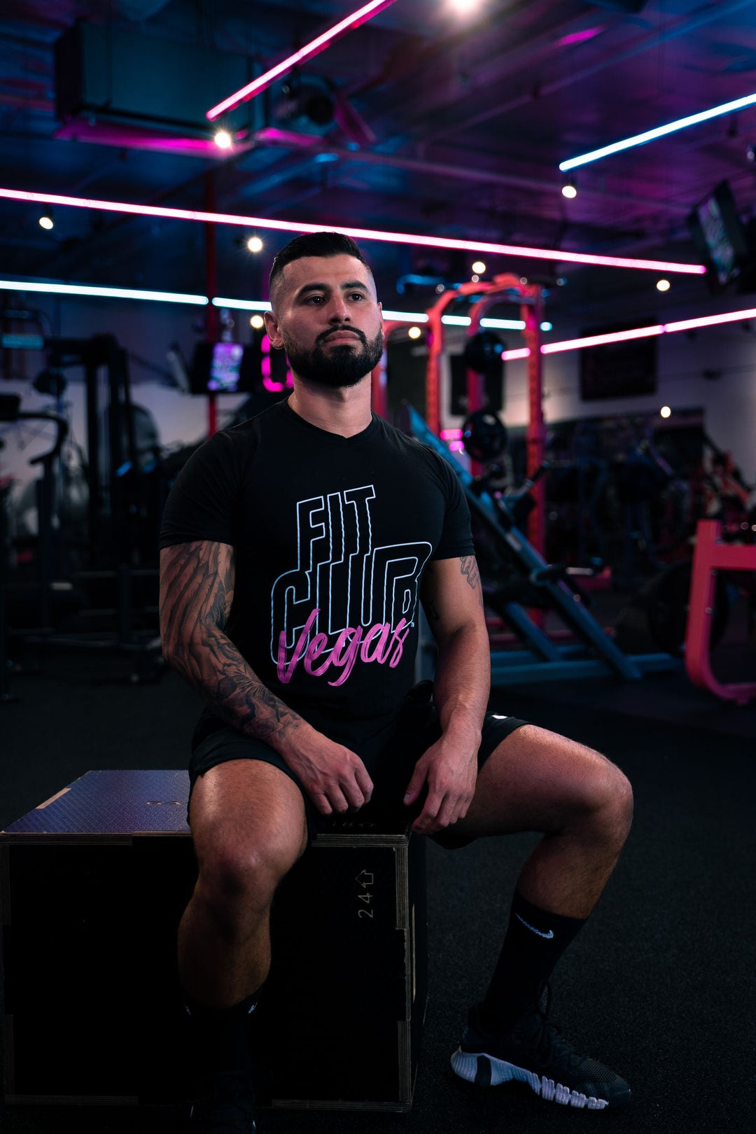 Neon "Fit Club Vegas" Shirt